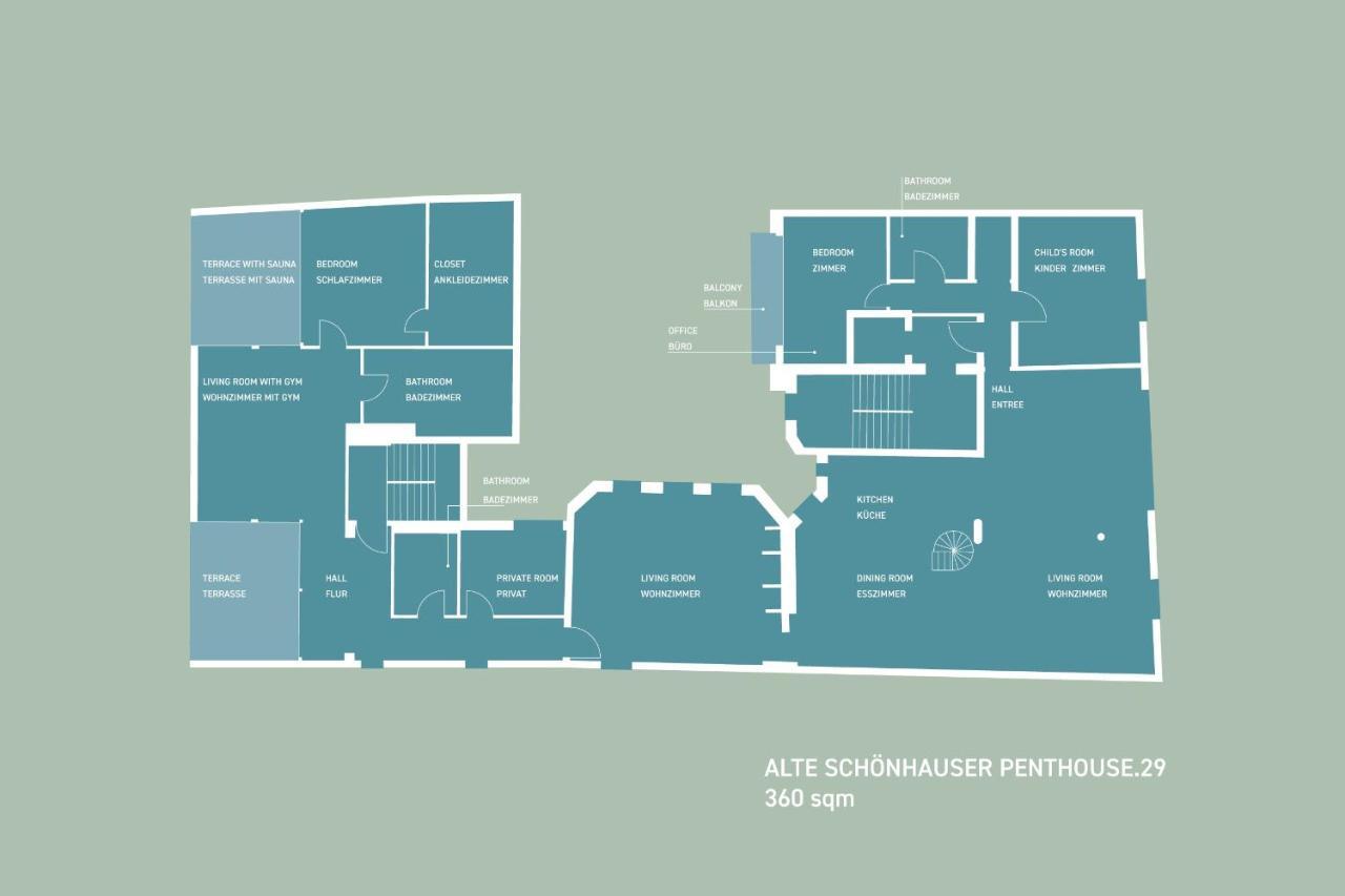 Appartement Alte Schoenhauser Penthouse By Suite030 *